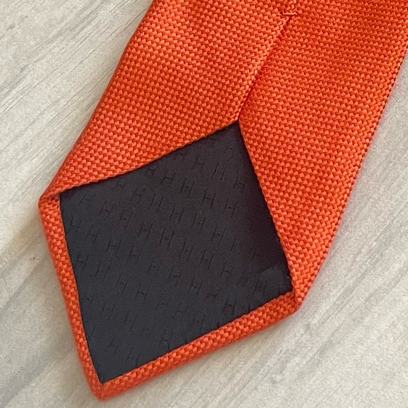 EUC HERMES PARIS 100% Silk Men’s Tie - Picture 6 of 6